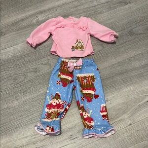 Gingerbread Pajamas for 18 Inch Doll
